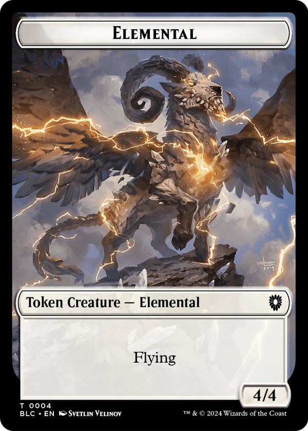Elemental (TBLC-004) - Bloomburrow Commander Tokens Foil