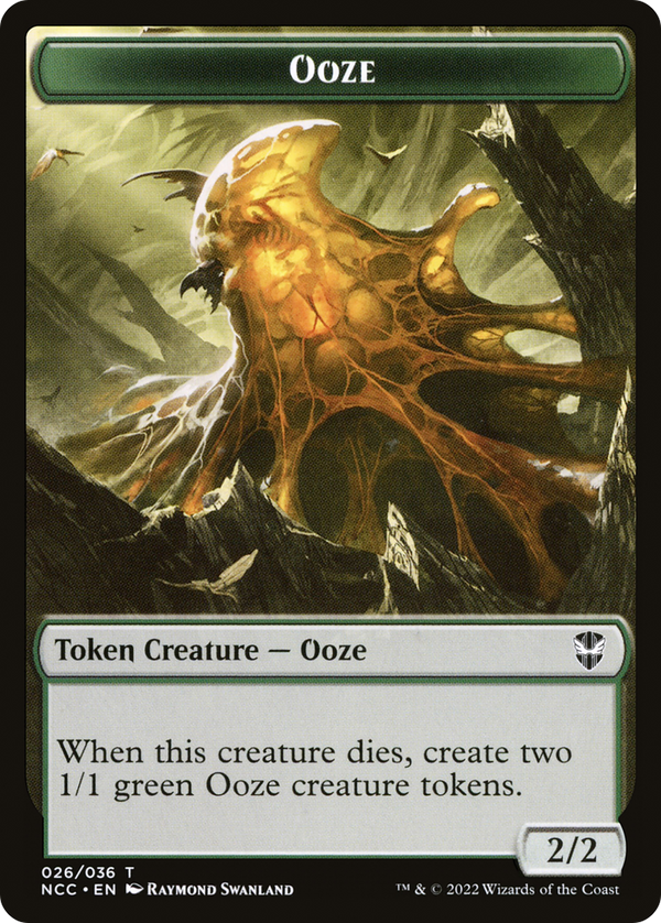 Ooze (TNCC-026) - New Capenna Commander Tokens Foil