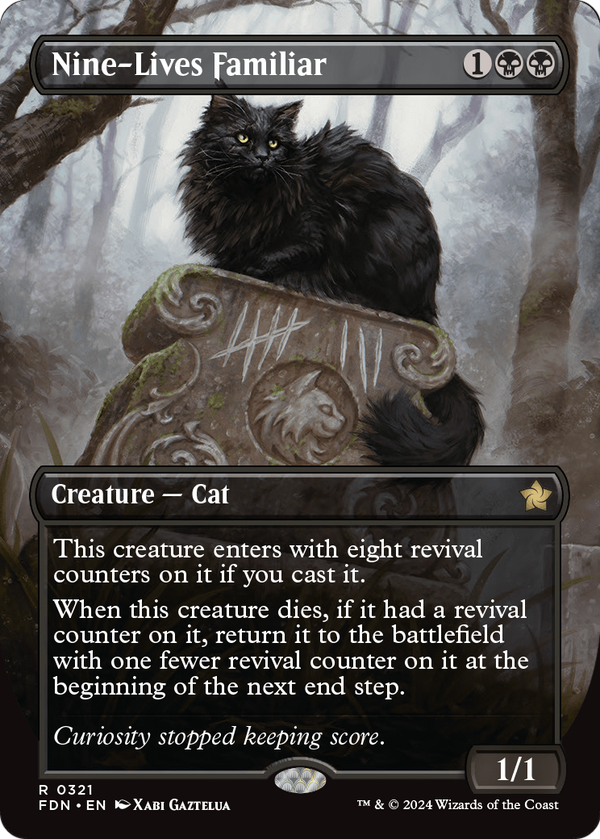 Nine-Lives Familiar (Borderless) (FDN-321) - Foundations