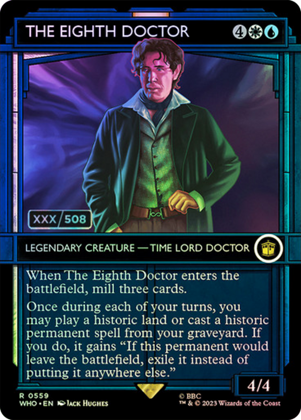 The Eighth Doctor (Serial Numbered) (WHO-559) - Doctor Who: (Showcase) (Borderless) Foil