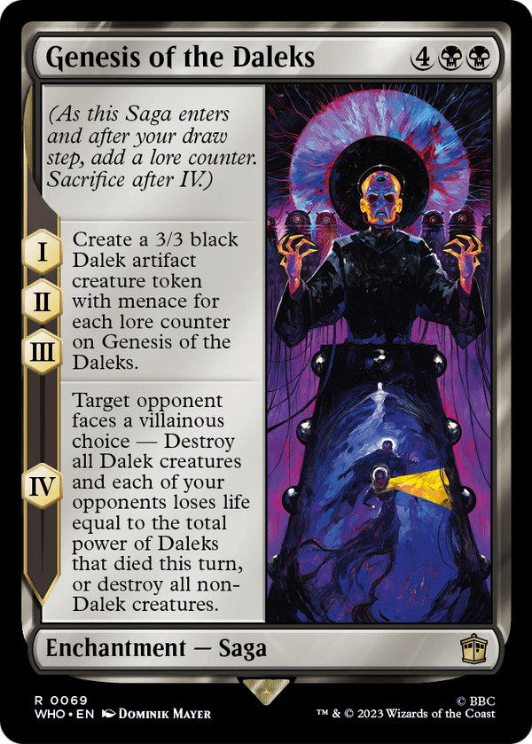 Genesis of the Daleks (WHO-069) - Doctor Who Foil