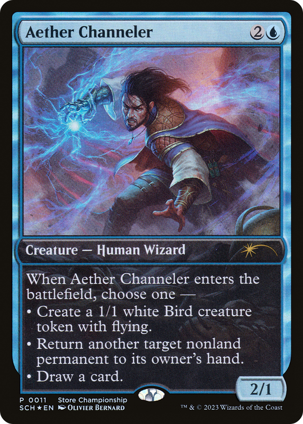 Aether Channeler (GAME-011) - Store Championships Foil