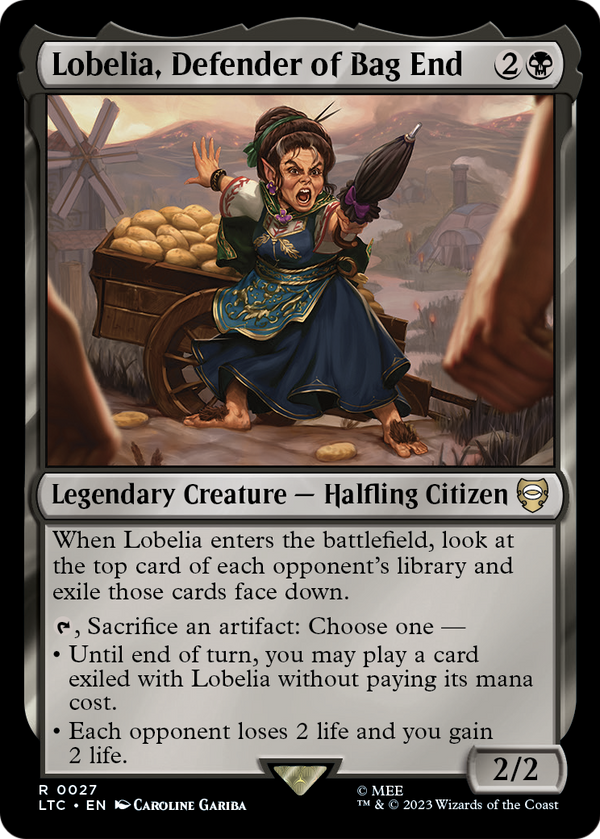 Lobelia, Defender of Bag End (LTC-027) - Tales of Middle-earth Commander