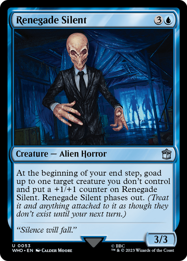 Renegade Silent (WHO-053) - Doctor Who Foil
