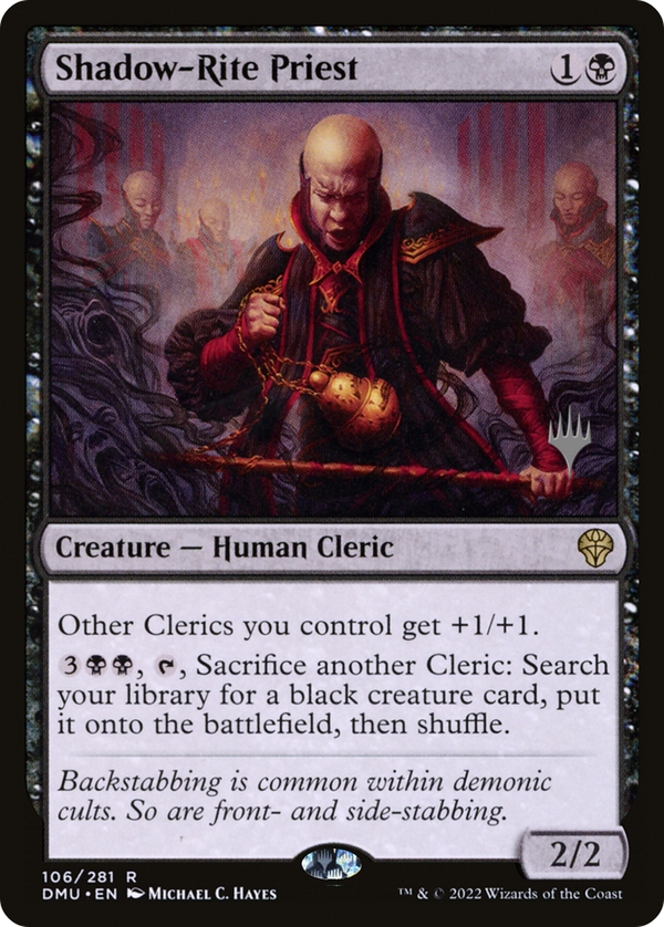 Shadow-Rite Priest (PPDMU-106) - Dominaria United Promos