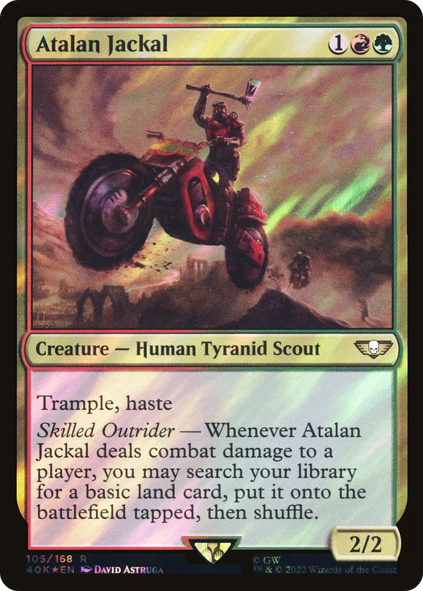 Atalan Jackal (Surge Foil) (40K-105) - Warhammer 40,000 Commander Foil
