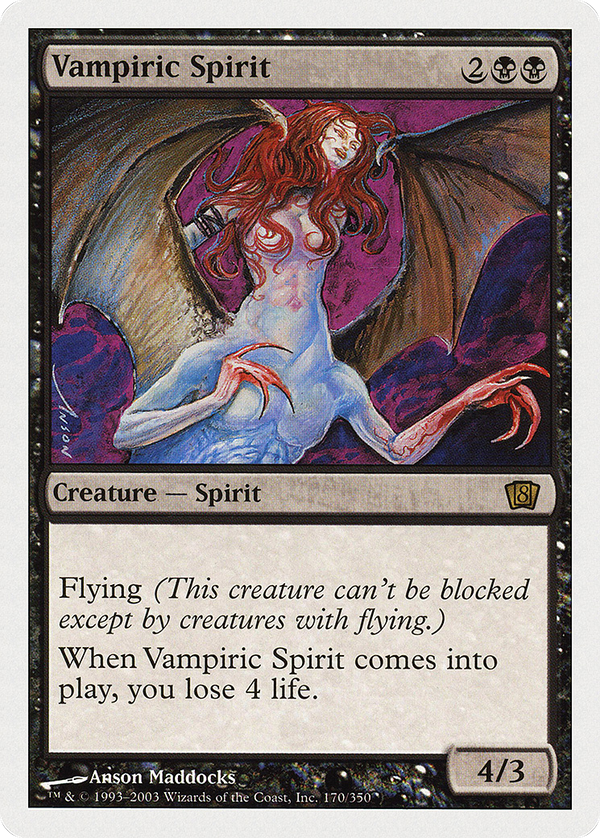 Vampiric Spirit (8ED-170) - 8th Edition