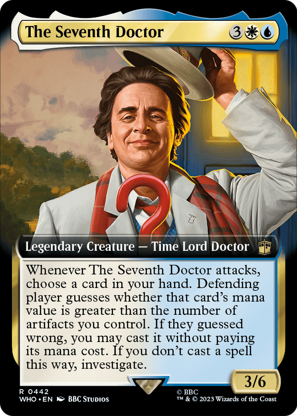 The Seventh Doctor (Extended Art) (WHO-442) - Doctor Who: (Extended Art) Foil
