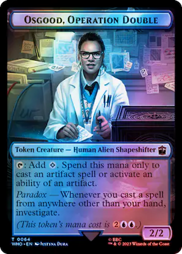 Osgood, Operation Double (TWHO-064) - Doctor Who Tokens Foil
