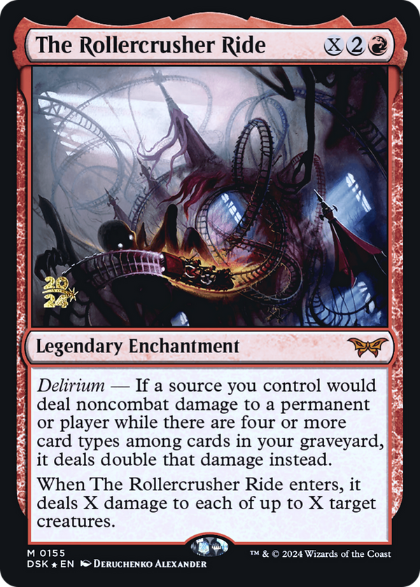 The Rollercrusher Ride (0155) (PRE-155) - Duskmourn: House of Horror Promos Foil