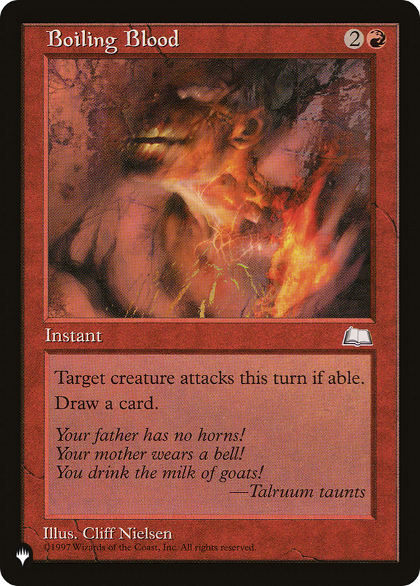 Boiling Blood (LIST-WTH-92) - The List