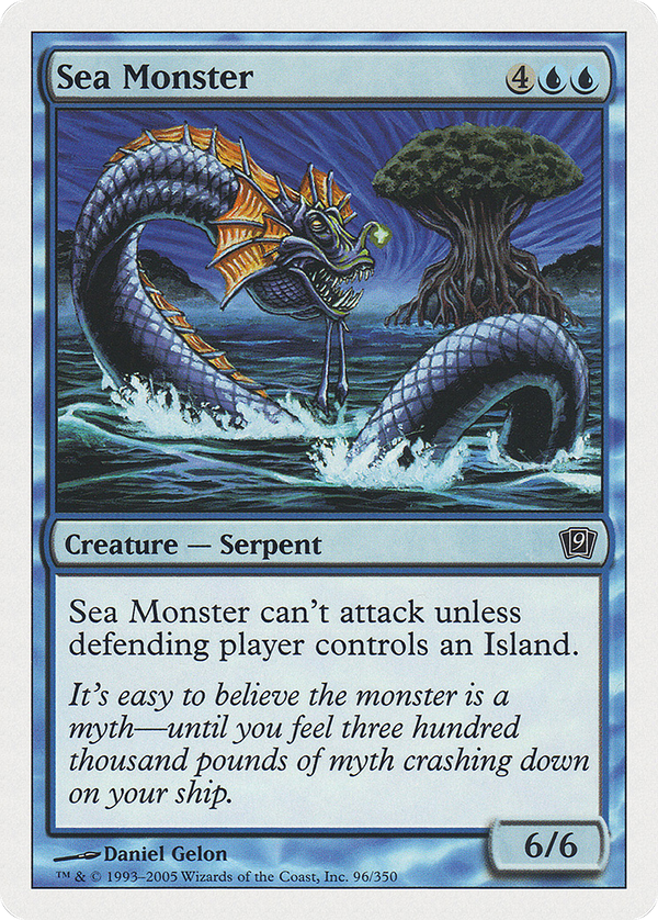 Sea Monster (9ED-) - 9th Edition Foil