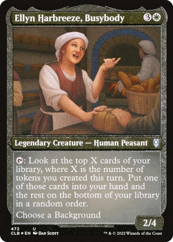 Ellyn Harbreeze, Busybody (Foil Etched) (CLB-472) - Commander Legends: Battle for Baldur's Gate Foil
