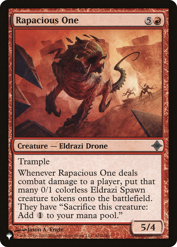 Rapacious One (LIST-ROE-162) - The List