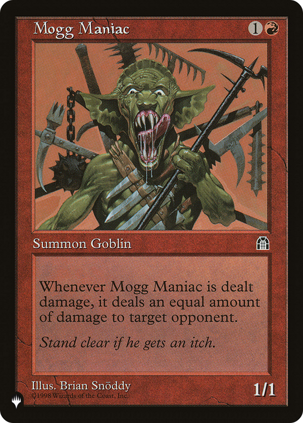 Mogg Maniac (LIST-STH-94) - The List