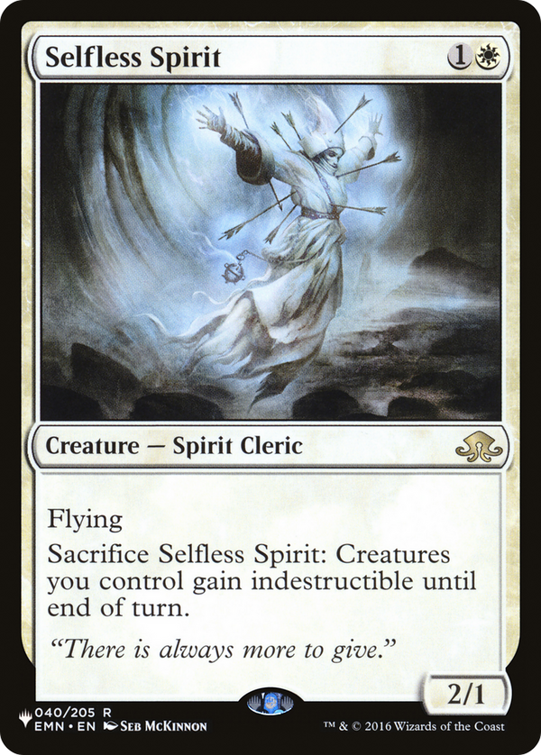Selfless Spirit (LIST-EMN-40) - The List
