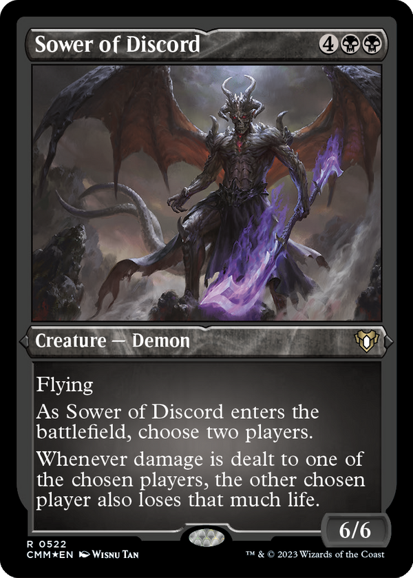Sower of Discord (Foil Etched) (CMM-522) - Commander Masters Foil