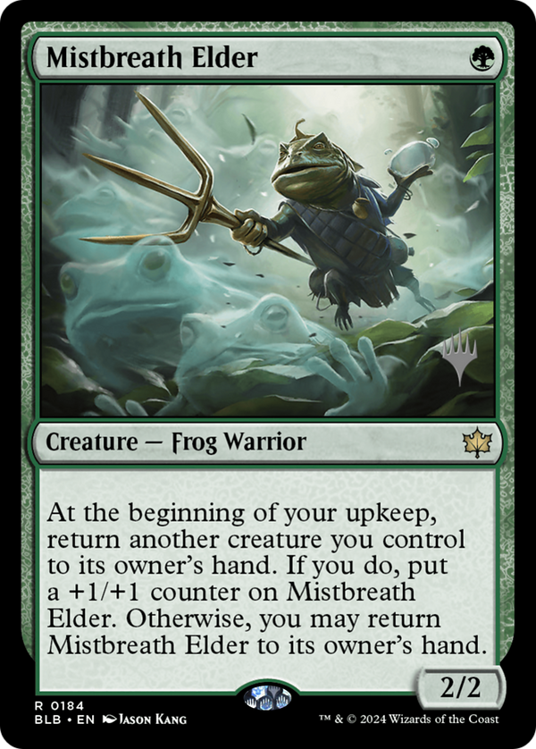 Mistbreath Elder (PPBLB-184) - Bloomburrow Promos Foil