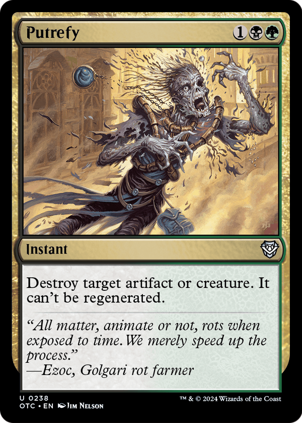 Putrefy (OTC-238) - Outlaws of Thunder Junction Commander