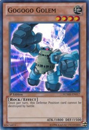 Gogogo Golem (NUMH-EN017) - Number Hunters 1st Edition