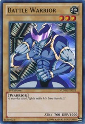 Battle Warrior (NUMH-EN025) - Number Hunters 1st Edition