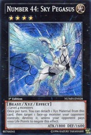Number 44: Sky Pegasus (NUMH-EN028) - Number Hunters 1st Edition