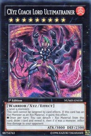 CXyz Coach Lord Ultimatrainer (NUMH-EN038) - Number Hunters Unlimited