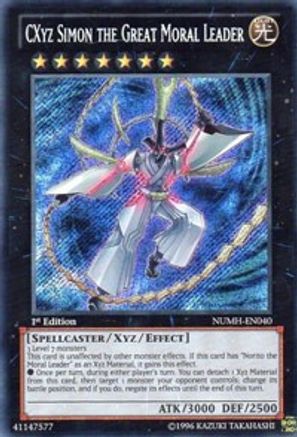 CXyz Simon the Great Moral Leader (NUMH-EN040) - Number Hunters Unlimited