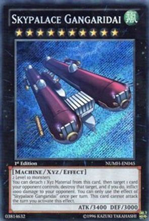 Skypalace Gangaridai (NUMH-EN045) - Number Hunters 1st Edition