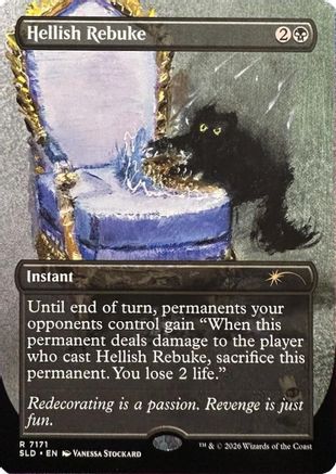 Hellish Rebuke (SLD-7171) - Secret Lair Drop Series Foil