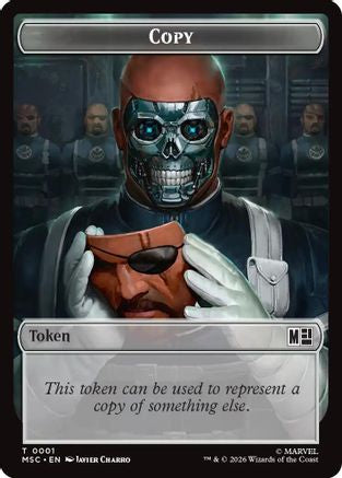 Copy (0001) // Wall (0003) Double-Sided Token (MSC-1 // 3) - Commander: Marvel Super Heroes