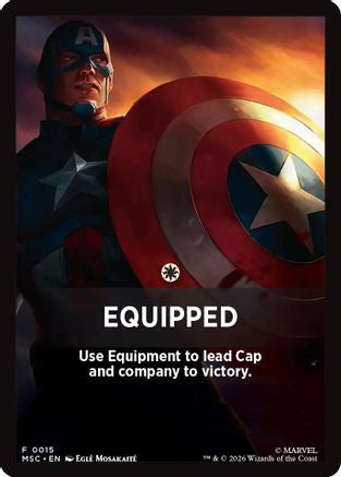 Equipped Theme Card (MSC-015) - Commander: Marvel Super Heroes