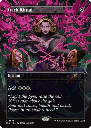 Dark Ritual (2678) (SLD-2678) - Secret Lair Drop Series Foil