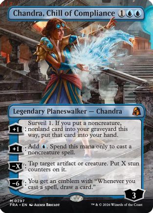 Chandra, Chill of Compliance (Borderless) (FRA-297) - Reality Fracture Foil