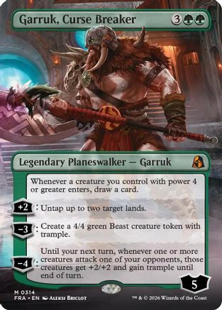 Garruk, Curse Breaker (Borderless) (FRA-314) - Reality Fracture