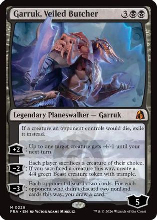 Garruk, Veiled Butcher (FRA-229) - Reality Fracture Foil