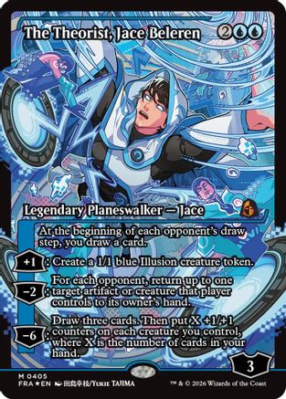 The Theorist, Jace Beleren (Showcase) (FRA-405) - Reality Fracture Foil