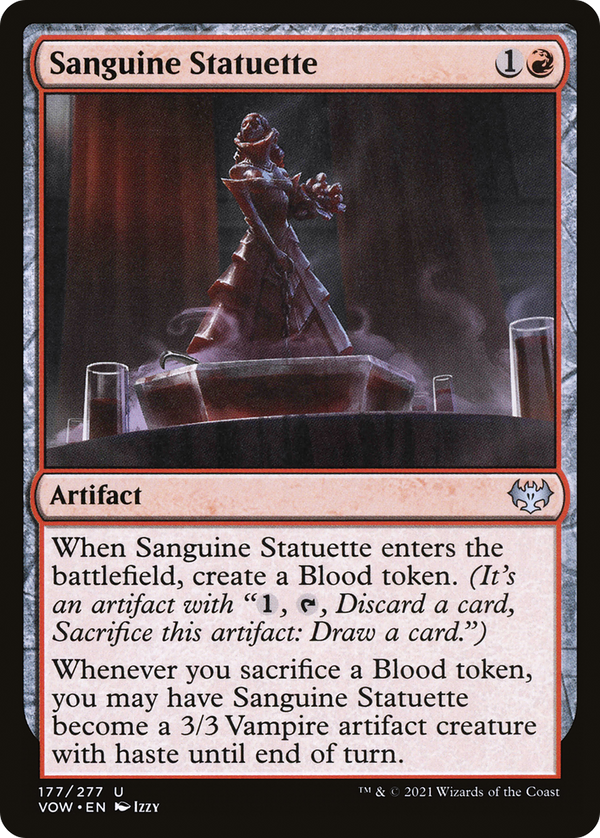 Sanguine Statuette (VOW-177) - Innistrad: Crimson Vow Foil