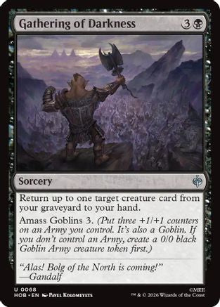Gathering of Darkness (HOB-068) - The Hobbit Foil