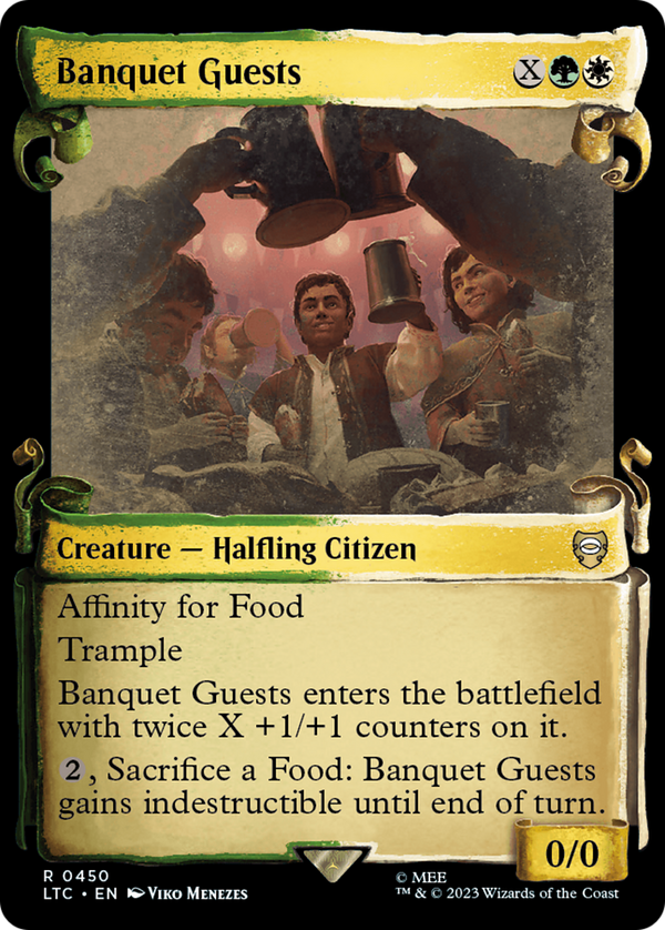 Banquet Guests (Showcase Scrolls) (LTC-450) - Tales of Middle-earth Commander: (Showcase)