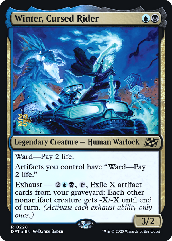 Winter, Cursed Rider (PRE-228) - Prerelease Cards Foil
