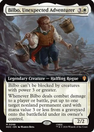 Bilbo, Unexpected Adventurer (Extended Art) (HOC-098) - The Hobbit: Eternal-Legal