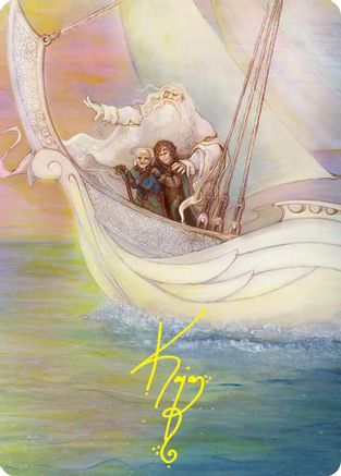 Dawn of a New Age Art Card (Gold-Stamped Signature) (ASHOB-026) - Art Series: The Hobbit