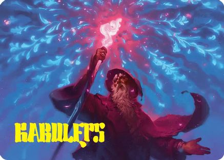 Wizard's Staff Art Card (Gold-Stamped Signature) (ASHOB-015) - Art Series: The Hobbit