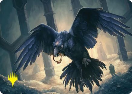 Most Decrepit Old Bird Art Card (Gold-Stamped) (ASHOB-042) - Art Series: The Hobbit