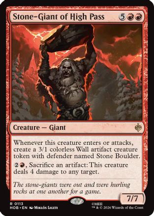 Stone-Giant of High Pass (HOB-113) - The Hobbit