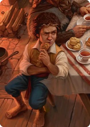 Bilbo, Fellow Conspirator Art Card (4/12) (ASHOB-004) - Art Series: The Hobbit