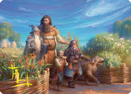 Beorn's Hospitality Art Card (Gold-Stamped Signature) (ASHOB-020) - Art Series: The Hobbit