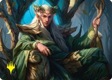 Thranduil, the Elvenking Art Card (Gold-Stamped) (ASHOB-022) - Art Series: The Hobbit