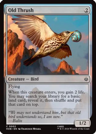 Old Thrush (HOB-002) - The Hobbit Foil